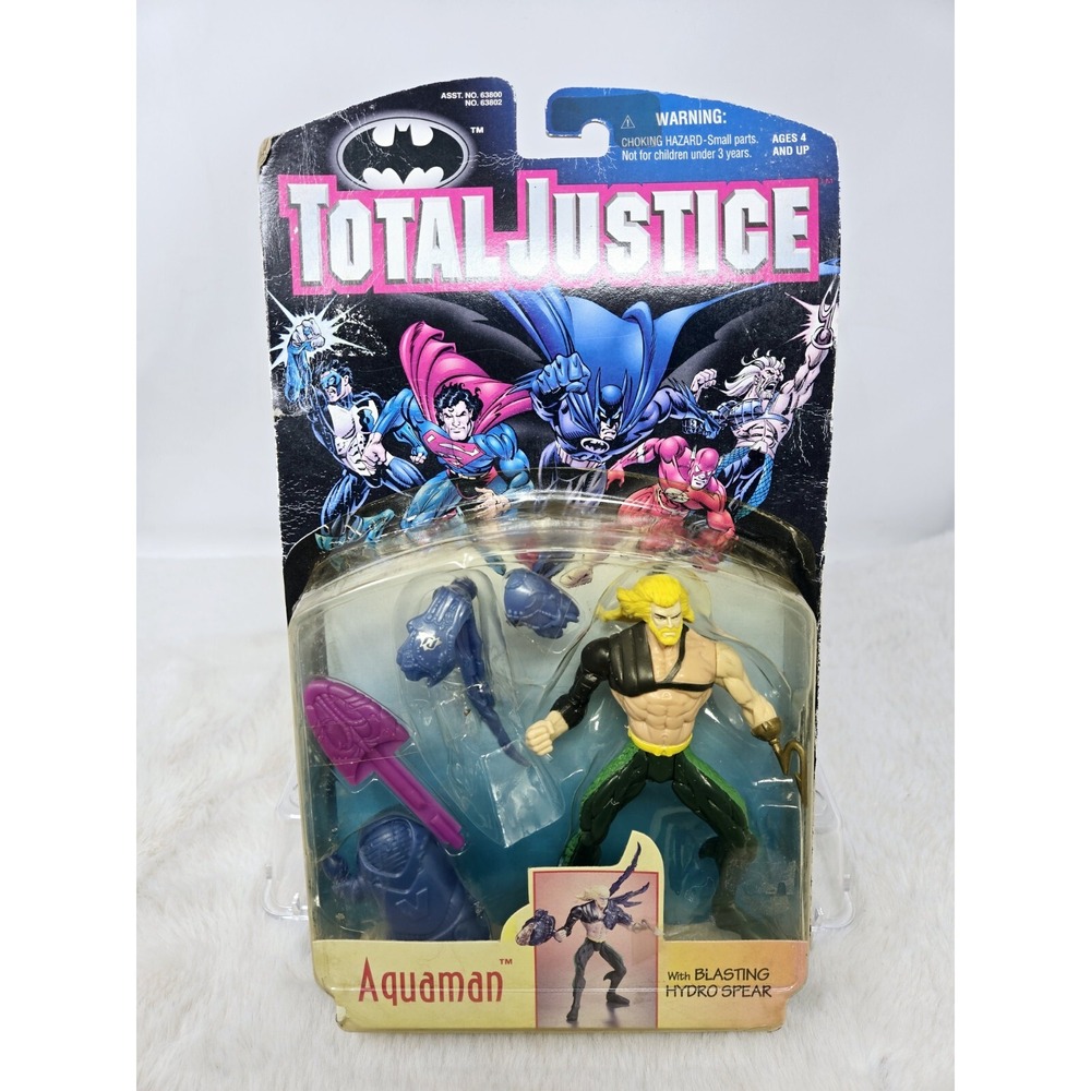 Kenner DC‎ Comics Total Justice Aquaman 5" Action Figure Vintage 1996 New